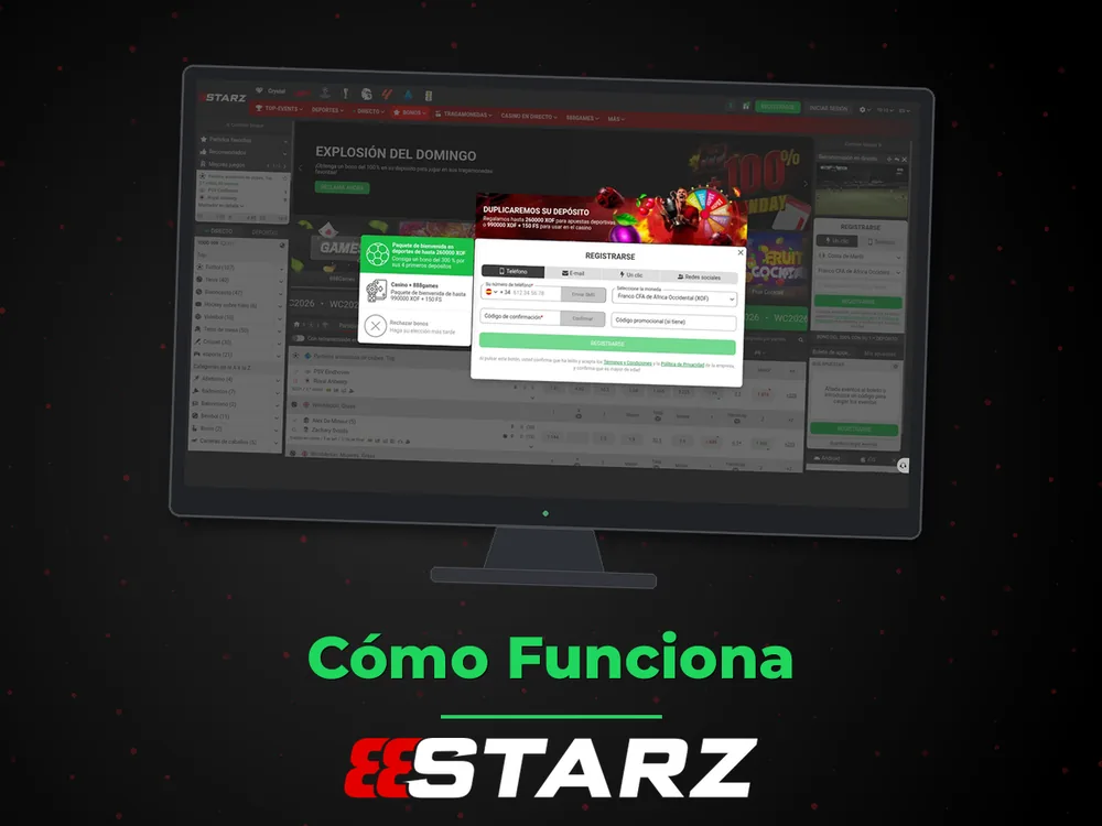 888Starz - Cómo Funciona