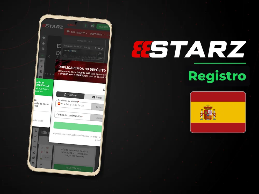 888Starz - Registro