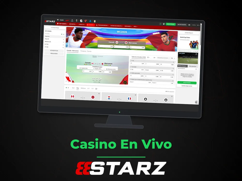 888Starz - Casino En Vivo