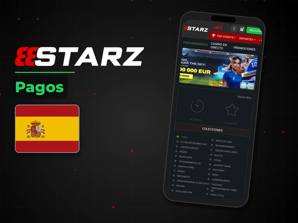 888Starz - Pagos
