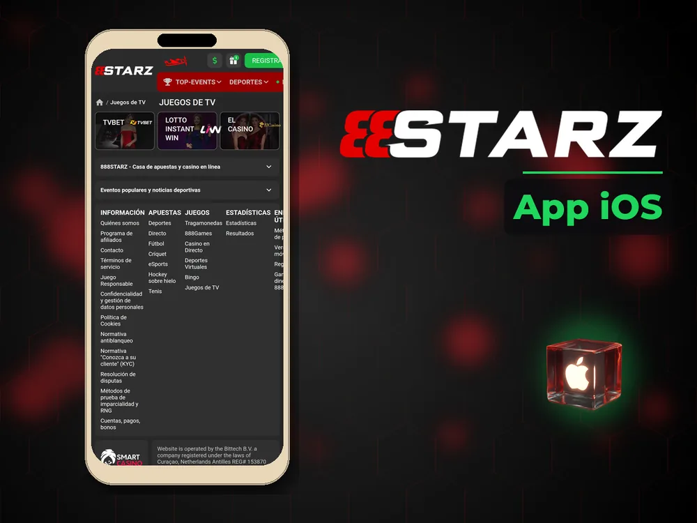 888Starz - App iOS
