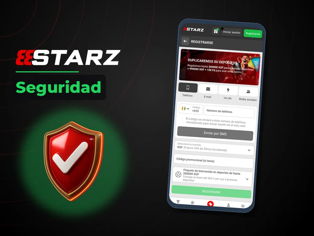 888Starz - Seguridad