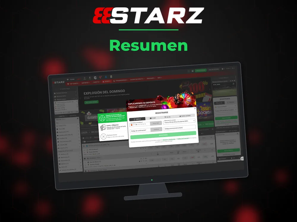 888Starz - Resumen