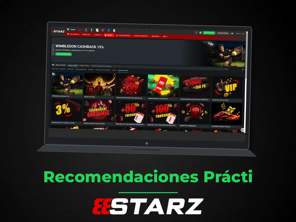 888Starz - Recomendaciones Prácti