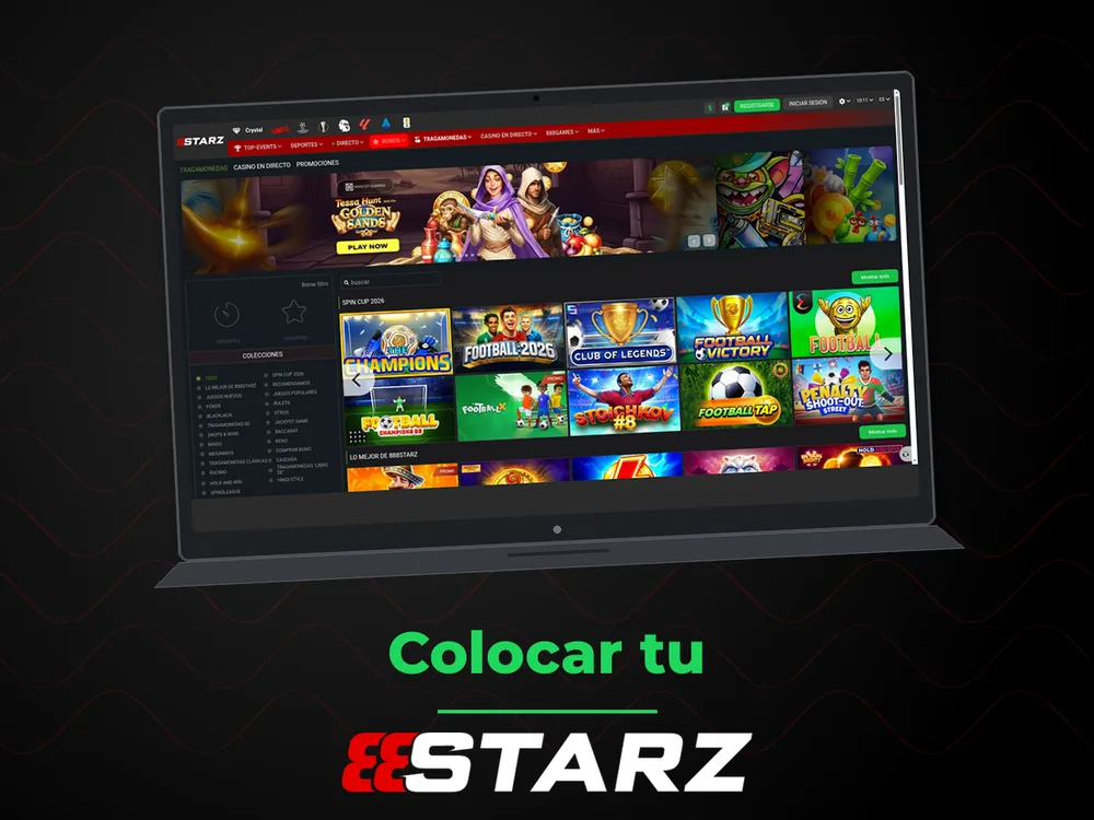 888Starz - Colocar tu