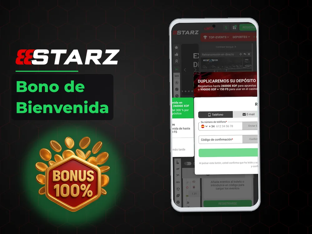 888Starz - Bono de Bienvenida