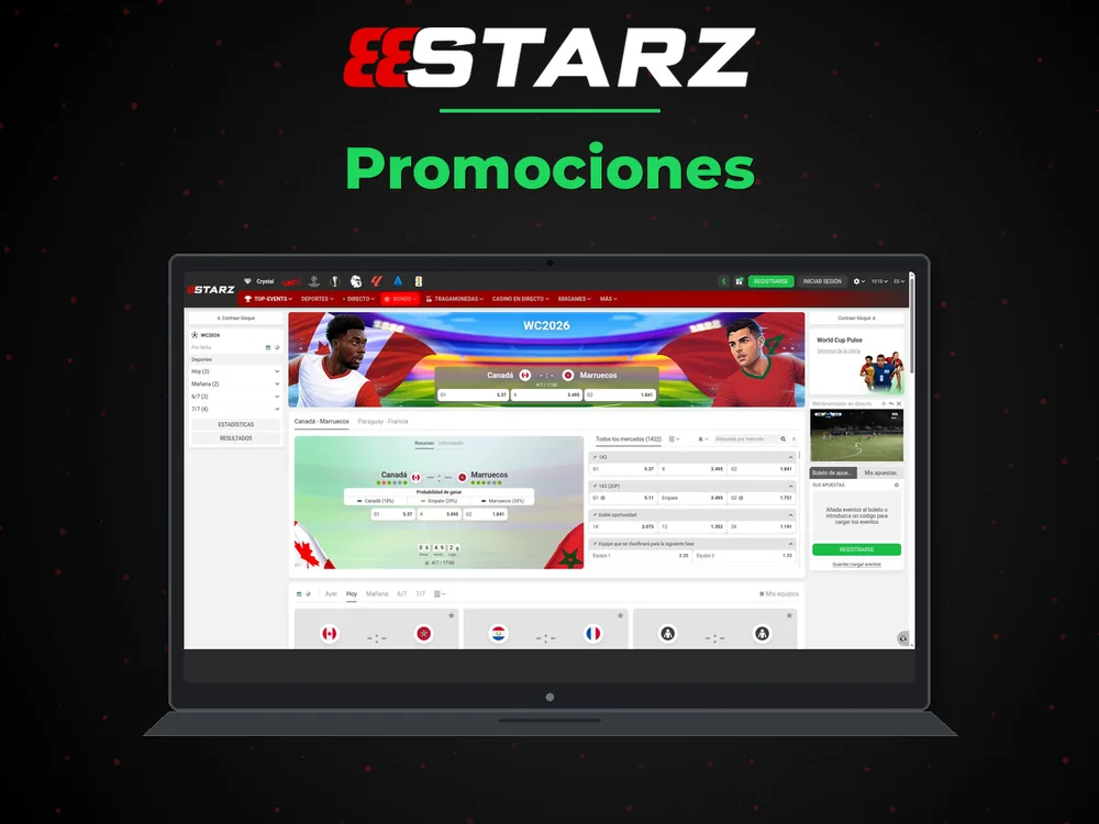888Starz - Promociones