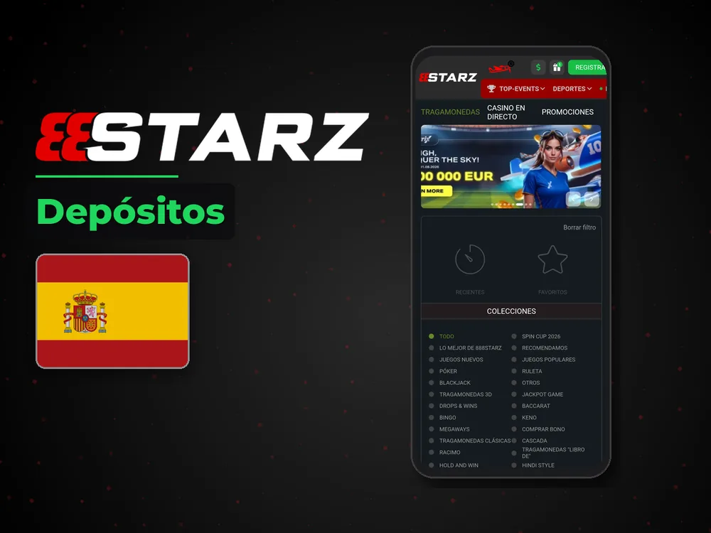 888Starz - Depósitos