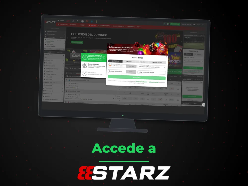 888Starz - Accede a