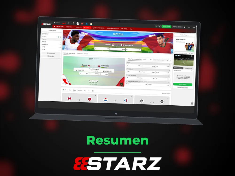 888Starz - Resumen
