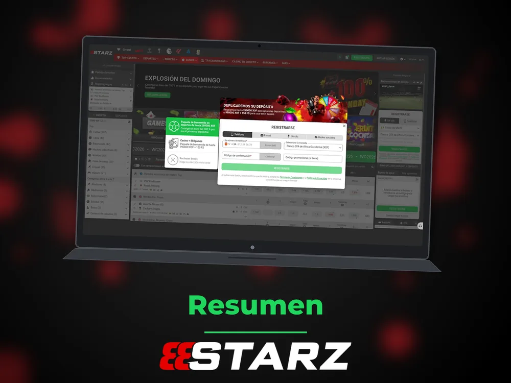 888Starz - Resumen