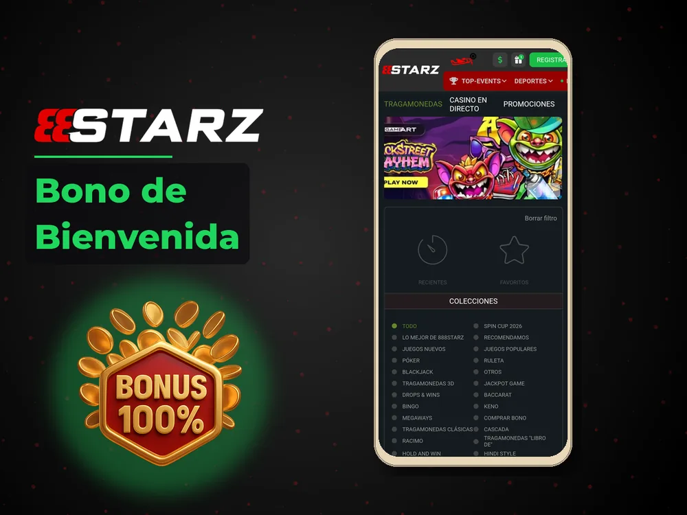 888Starz - Bono de Bienvenida
