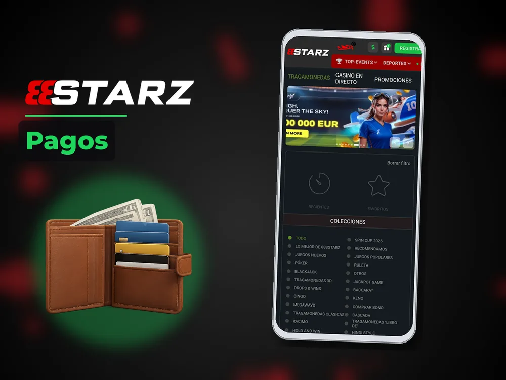 888Starz - Pagos