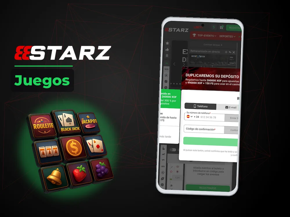 888Starz - Juegos
