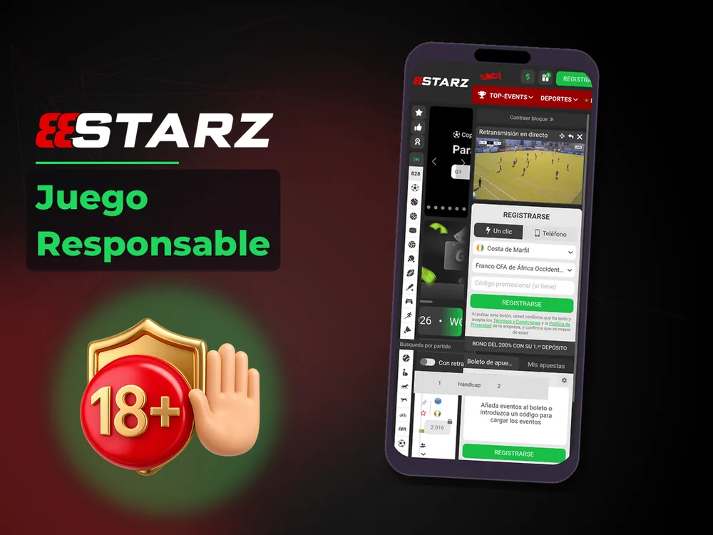 888Starz - Juego Responsable