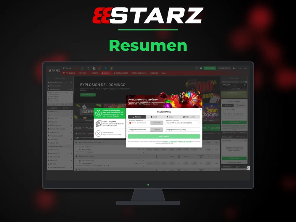 888Starz - Resumen