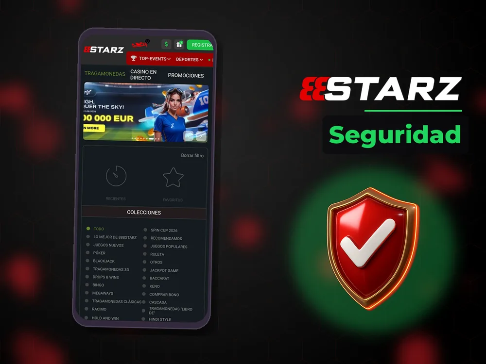 888Starz - Seguridad