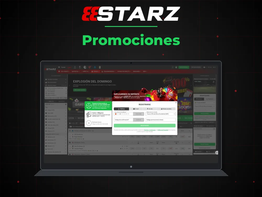 888Starz - Promociones