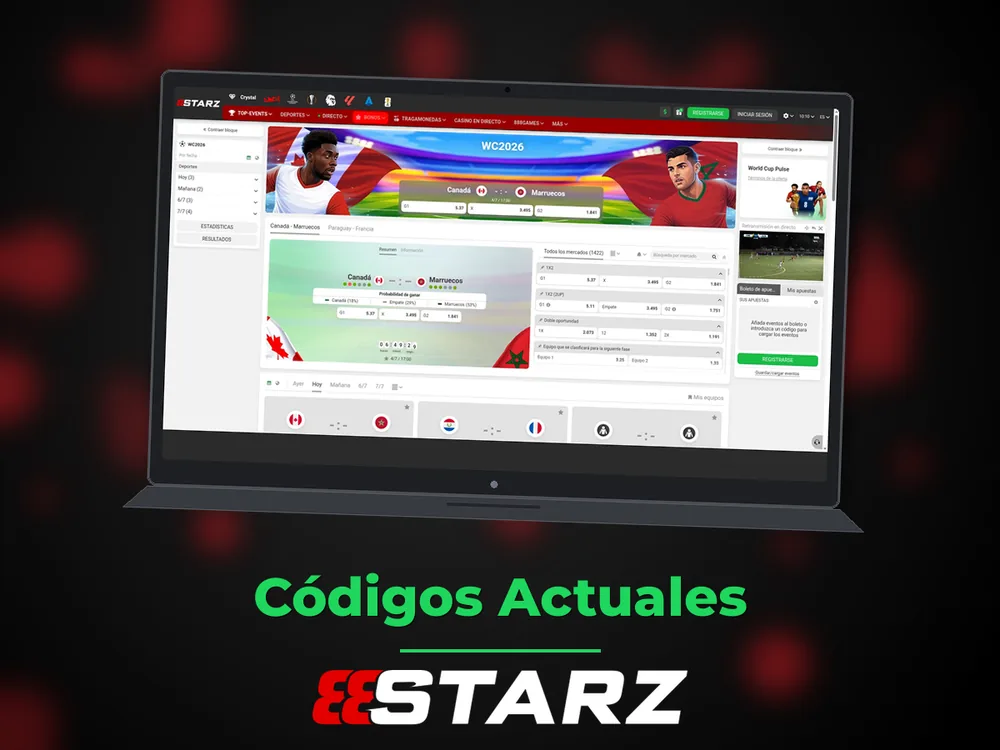 888Starz - Códigos Actuales