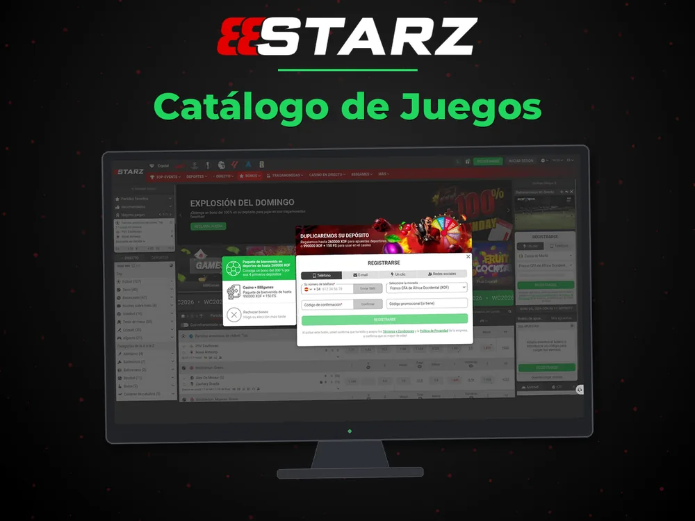 888Starz - Catálogo de Juegos