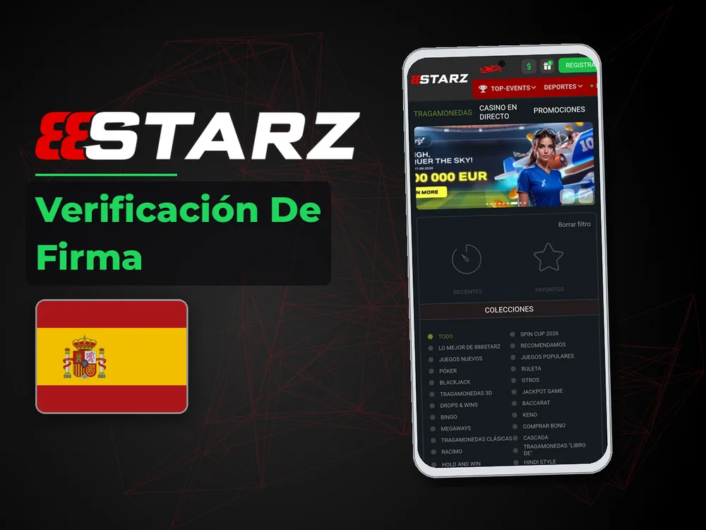 888Starz - Verificación De Firma