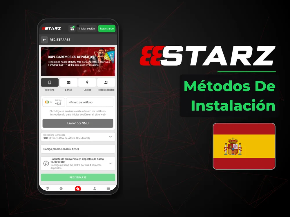 888Starz - Métodos De Instalación