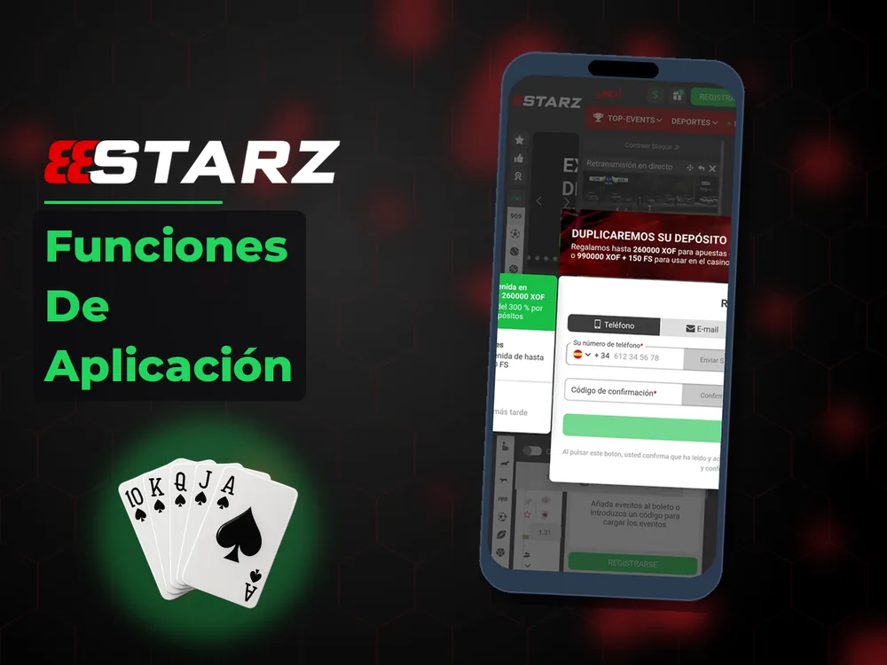 888Starz - Funciones De Aplicación