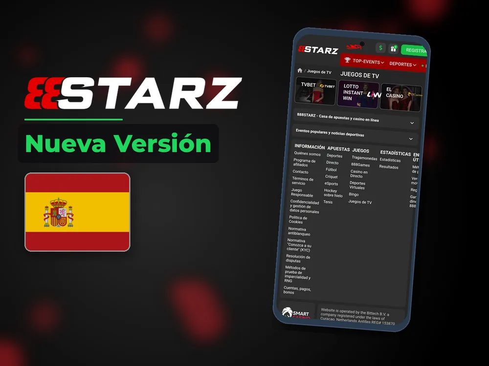 888Starz - Nueva Versión