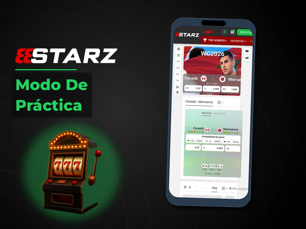 888Starz - Modo De Práctica