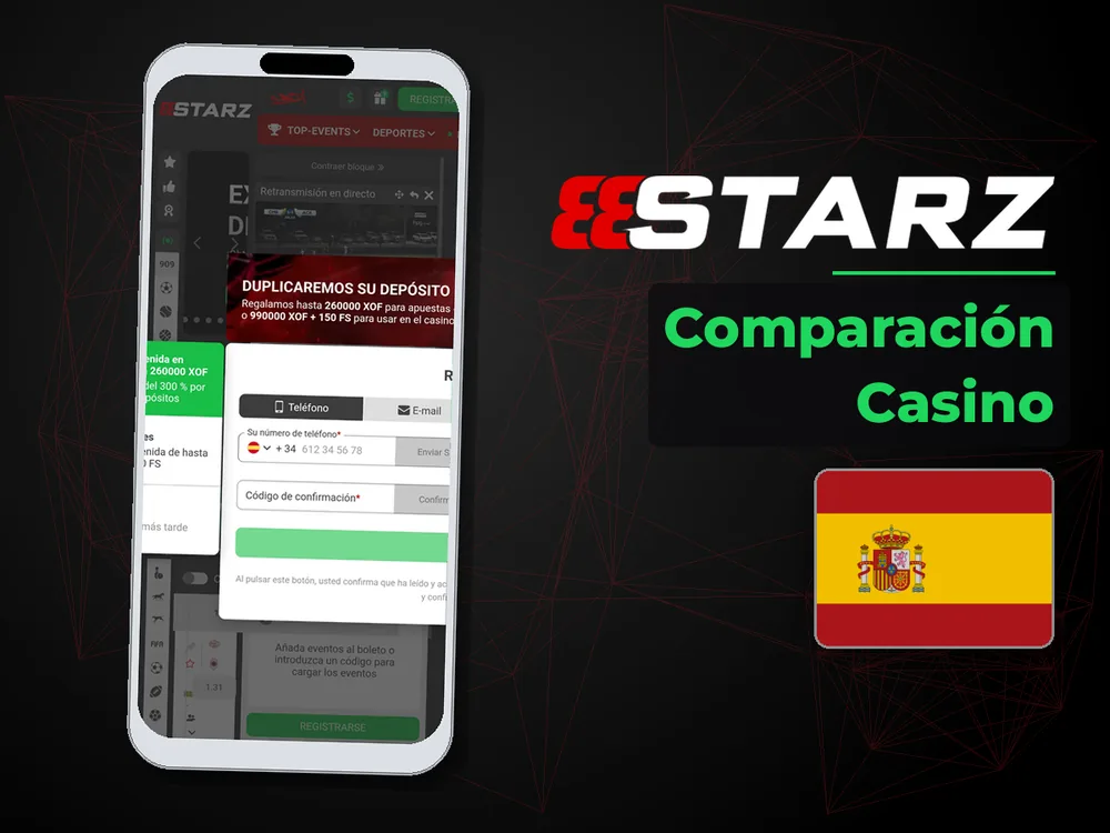 888Starz - Comparación Casino