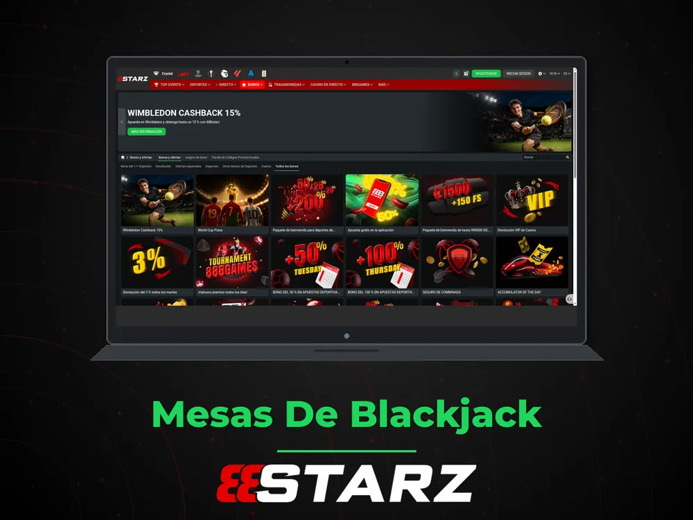 888Starz - Mesas De Blackjack
