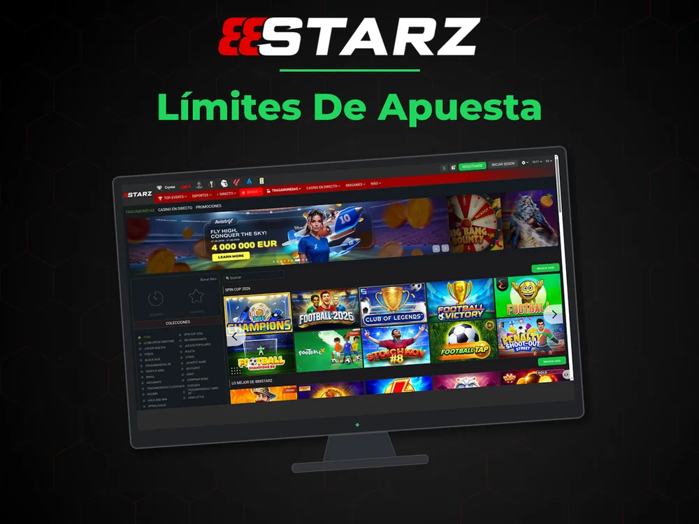888Starz - Límites De Apuesta