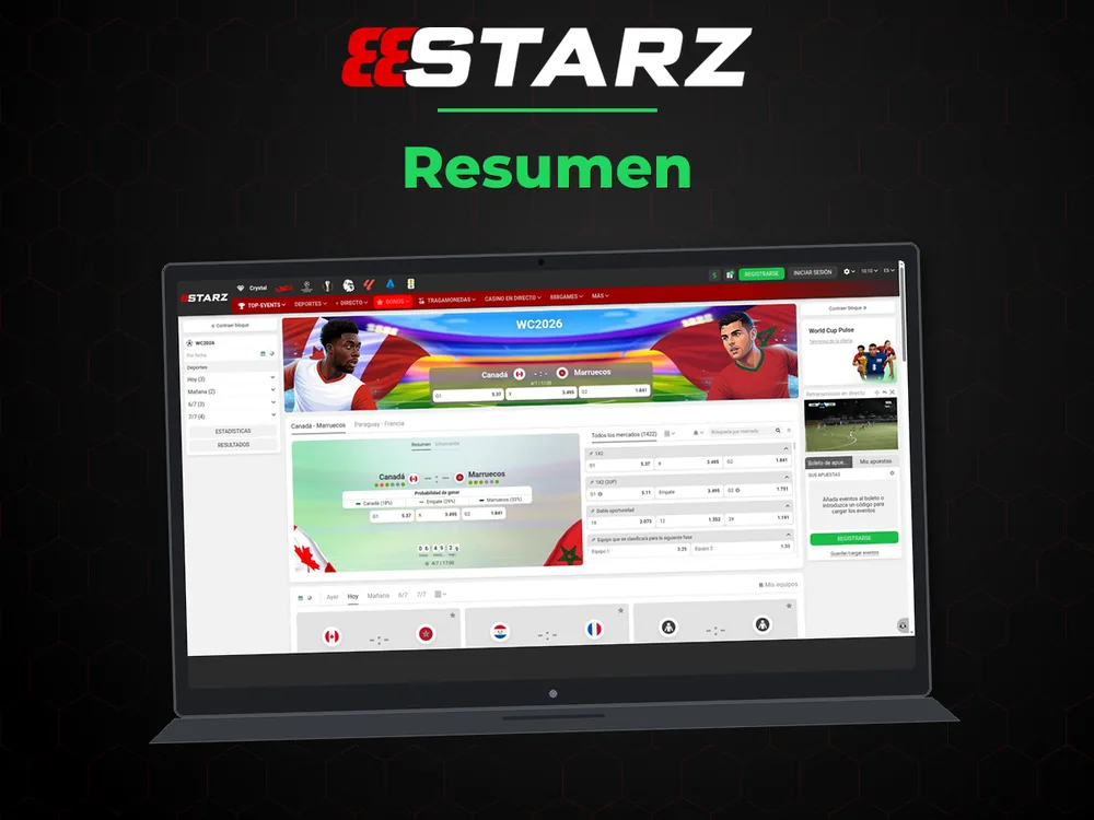 888Starz - Resumen