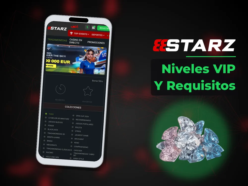 888Starz - Niveles VIP Y Requisitos