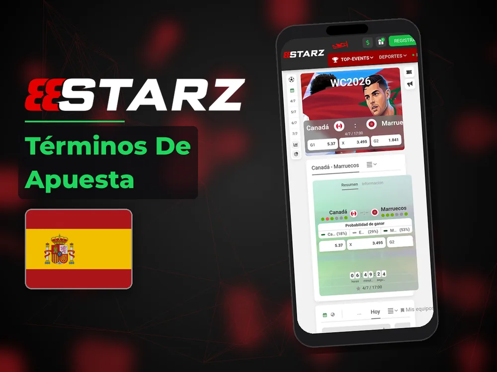 888Starz - Términos De Apuesta