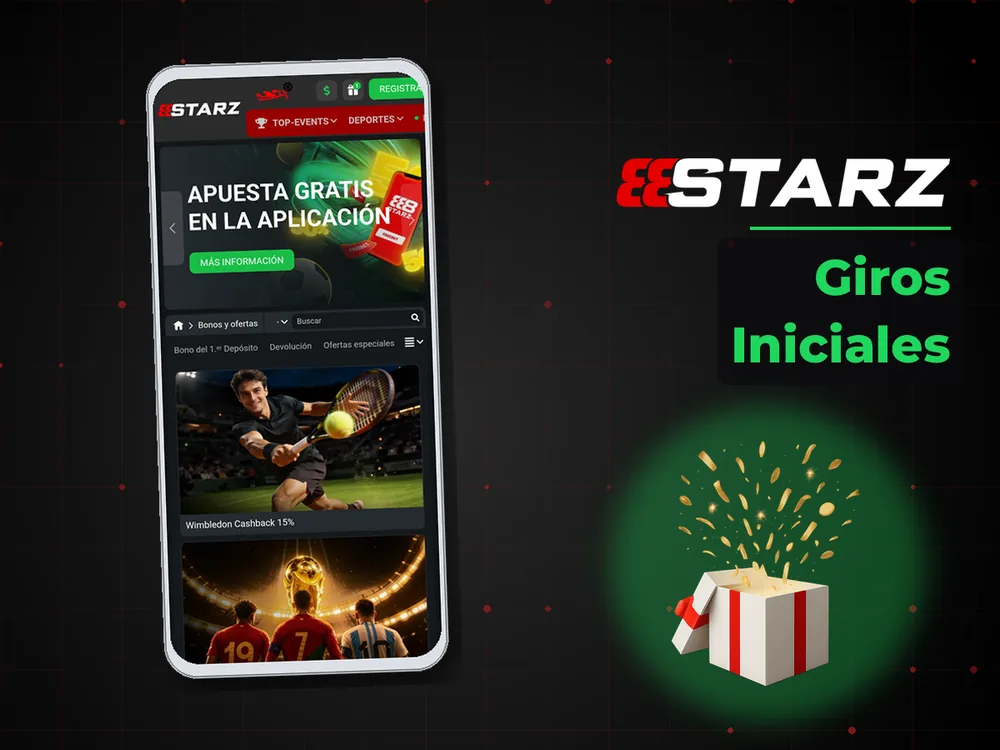 888Starz - Giros Iniciales
