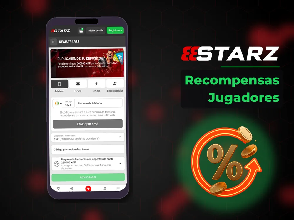 888Starz - Recompensas Jugadores