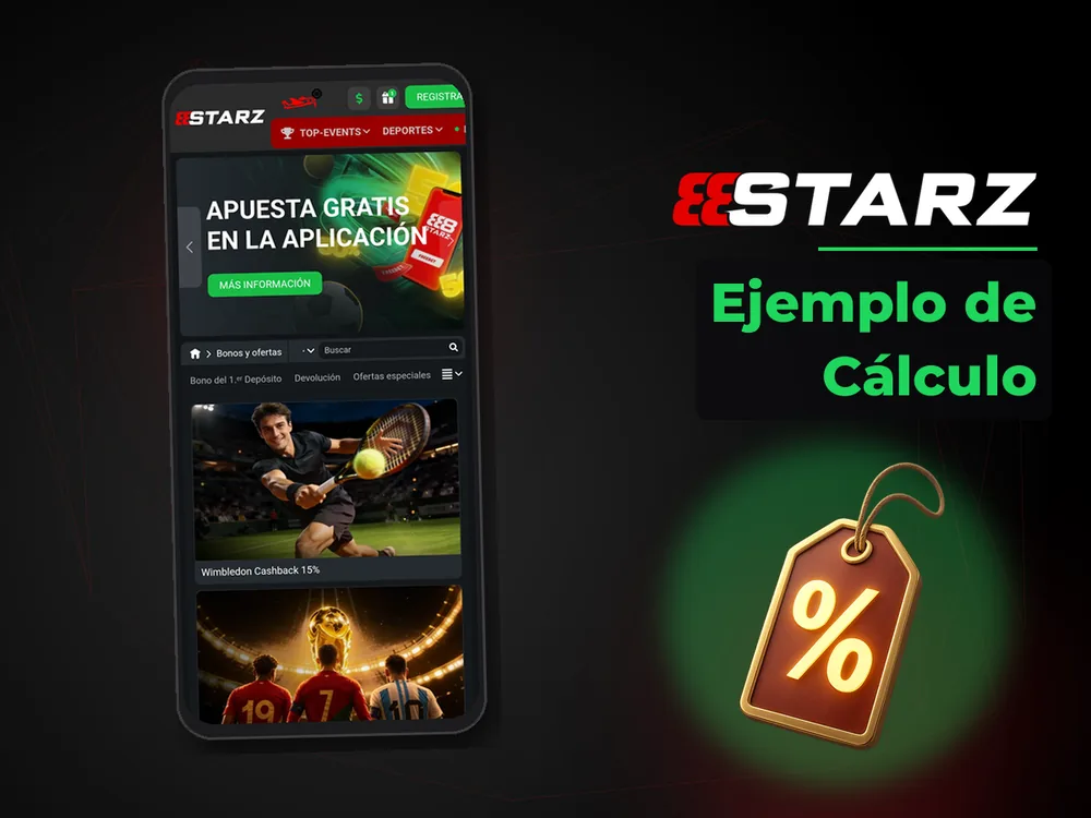 888Starz - Ejemplo de Cálculo
