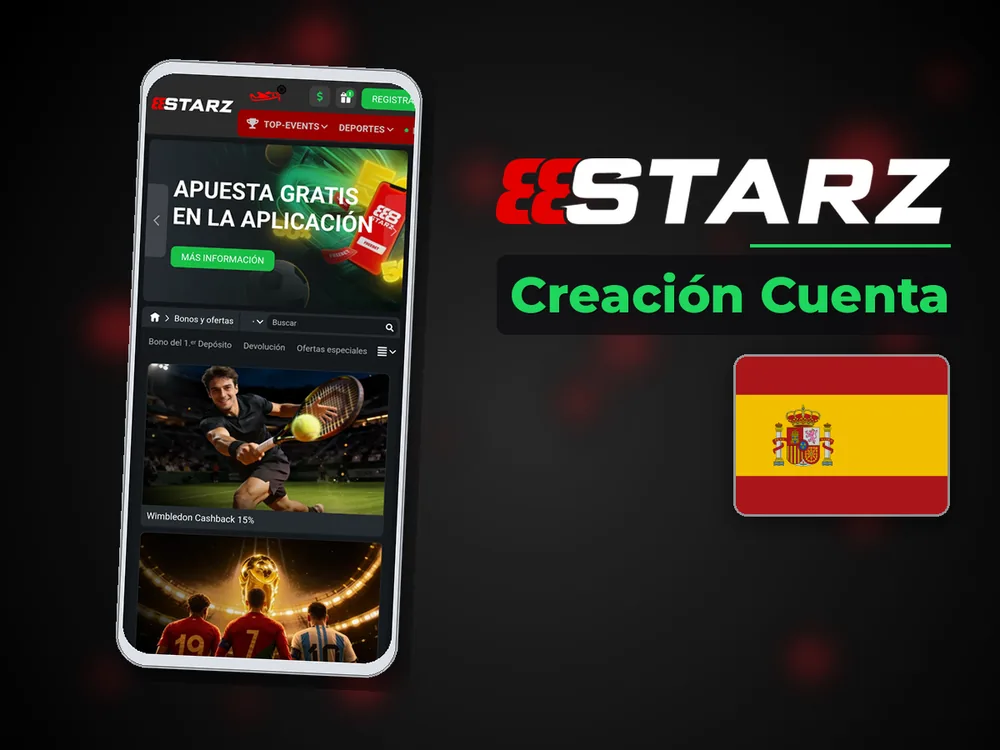 888Starz - Creación Cuenta