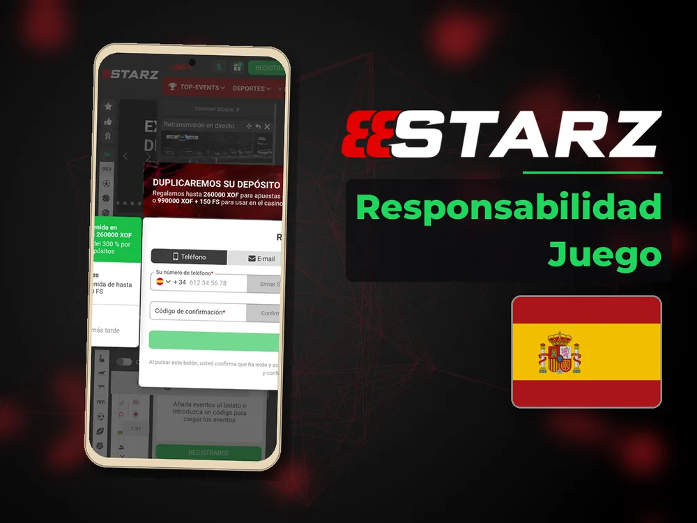 888Starz - Responsabilidad Juego