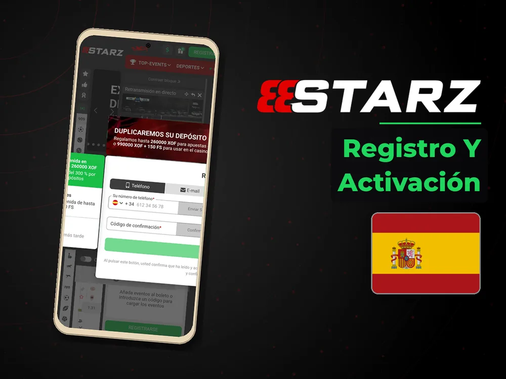 888Starz - Registro Y Activación