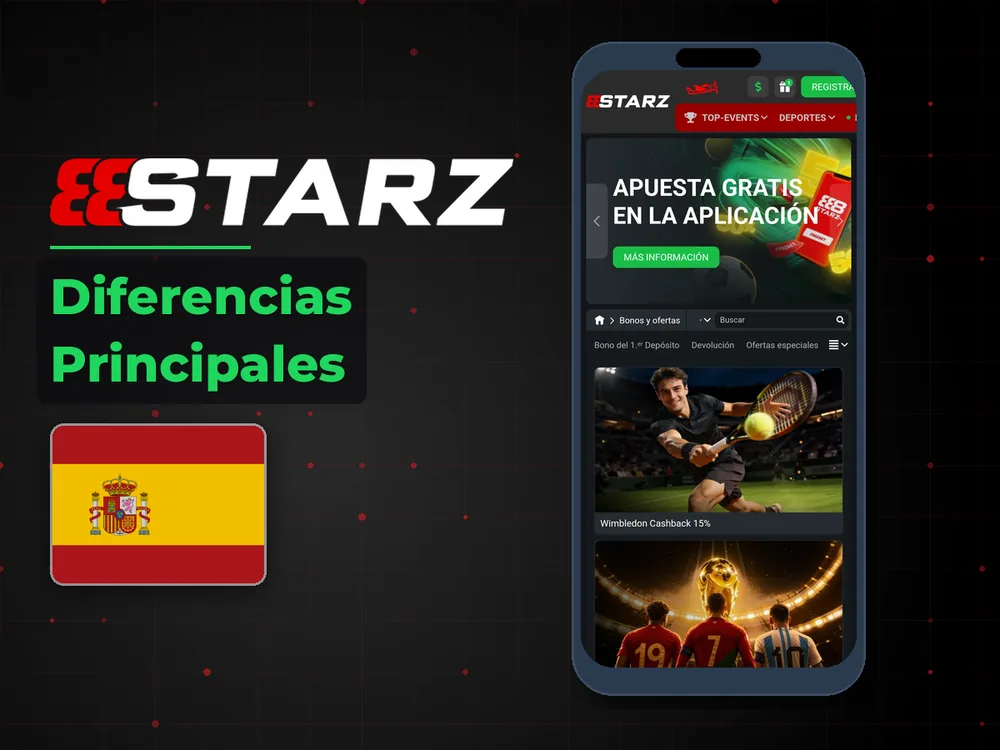 888Starz - Diferencias Principales