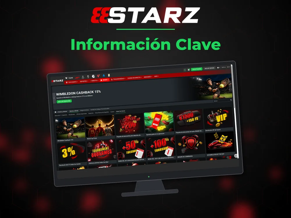 888Starz - Información Clave