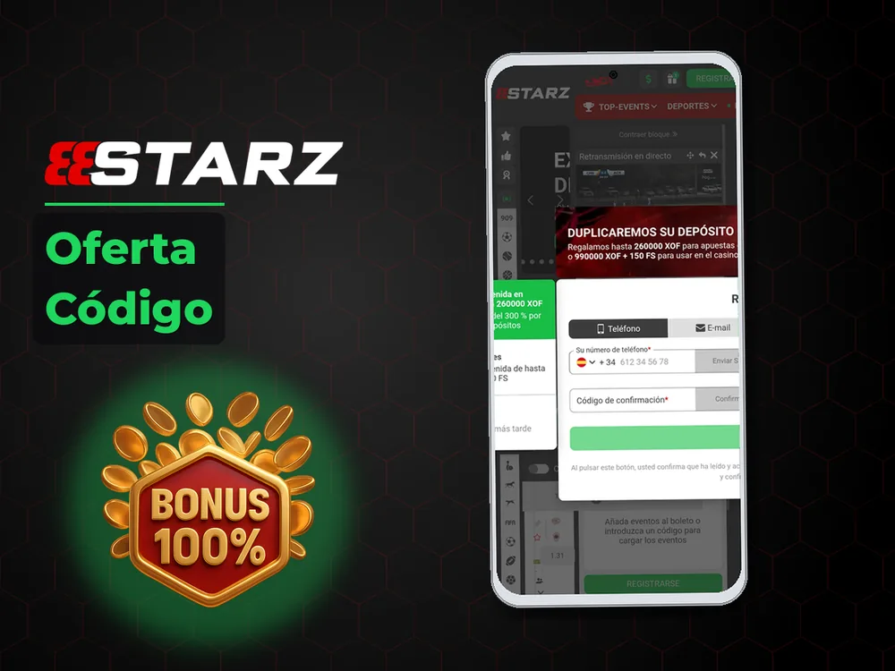 888Starz - Oferta Código