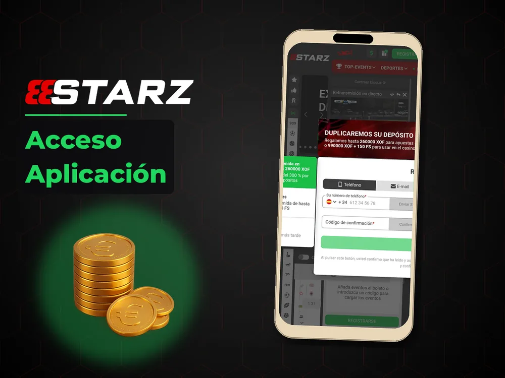 888Starz - Acceso Aplicación