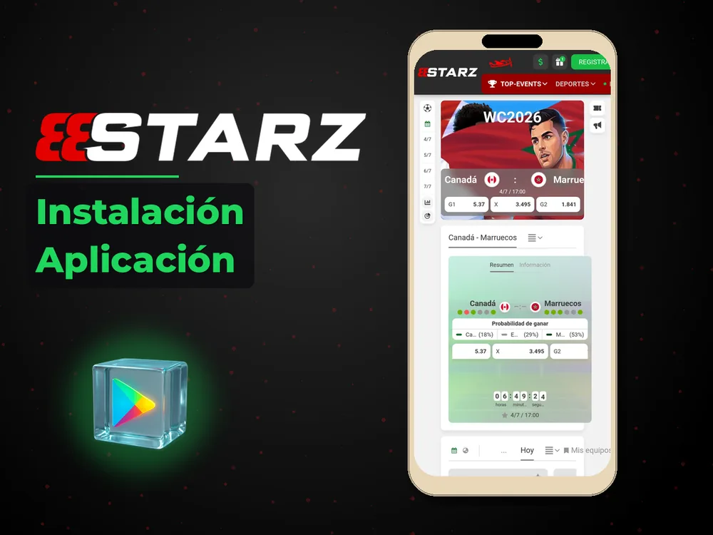 888Starz - Instalación Aplicación