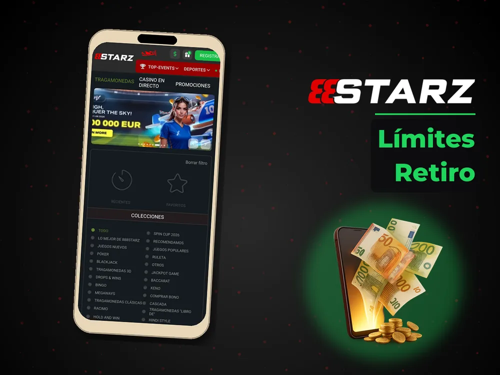 888Starz - Límites Retiro