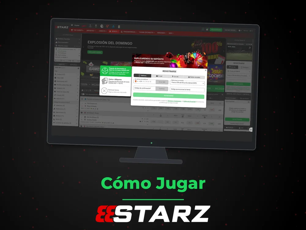 888Starz - Cómo Jugar