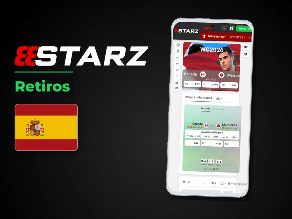 888Starz - Retiros