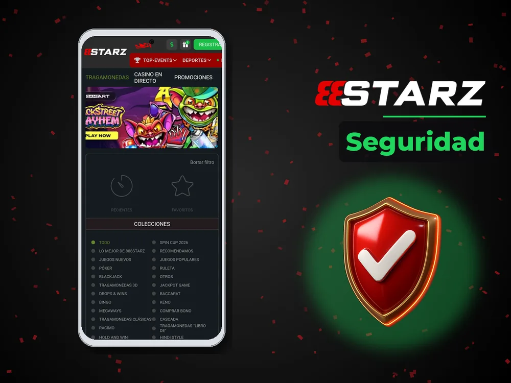 888Starz - Seguridad